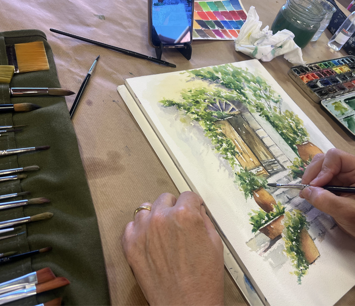 Pintura con Marian. Miércoles 9.45 h. 