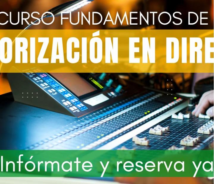 Sonorización en Directo - Nivel Medio 