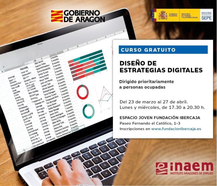 Diseño de estrategias digitales. Inscripciones