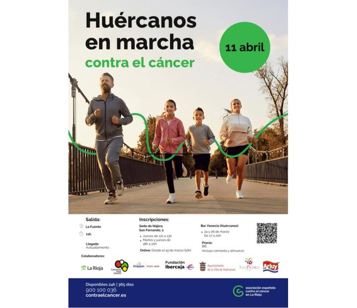 Huércanos en marcha contra el cáncer