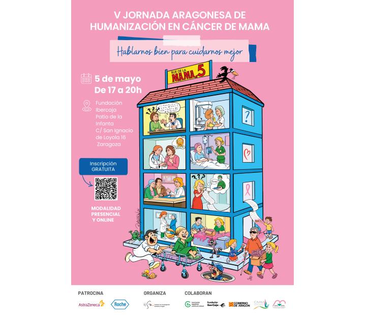 V Jornada Aragonesa de Humanización en Cáncer de Mama en Zaragoza