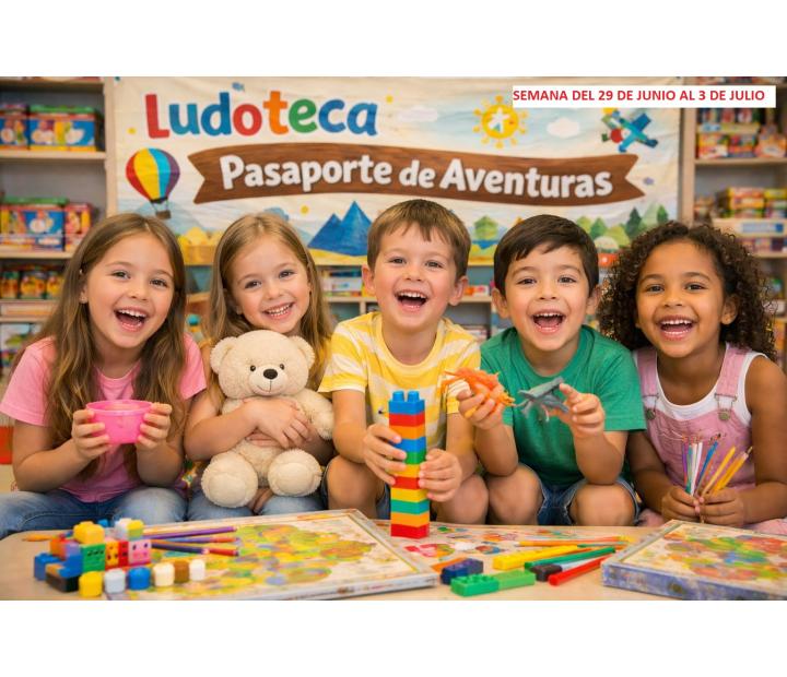 Ludoteca del 29 de junio al 3 de julio