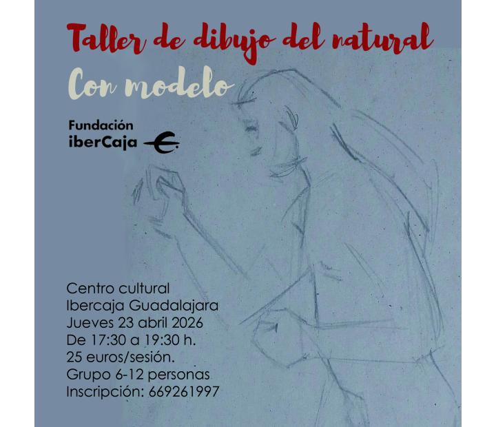 Dibujo al natural con modelo