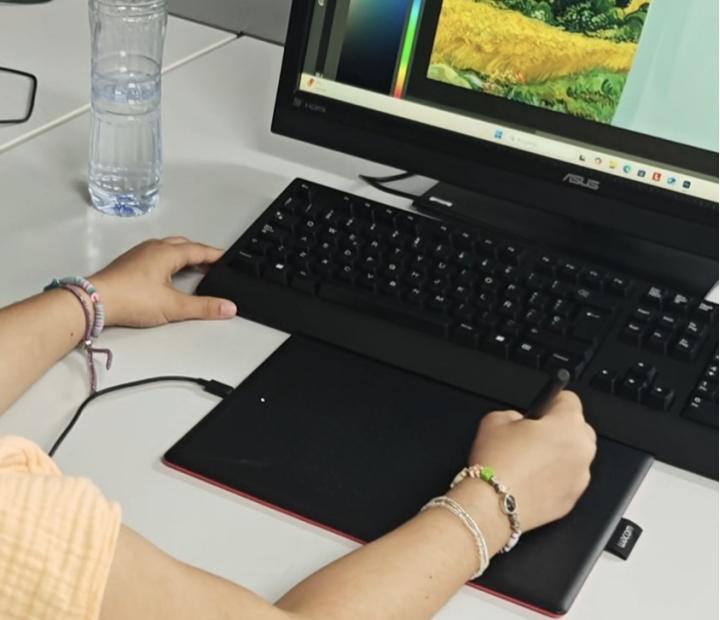 Arte digital. Pequeños artistas, grandes pantallas