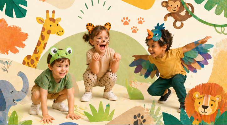 Play & Learn Camp. Animales en Acción