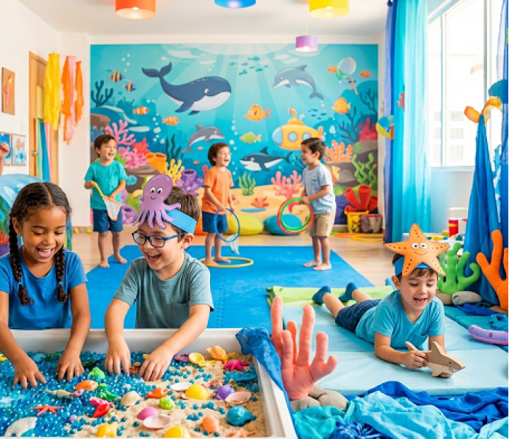 Play & Learn Camp. Splash! Mundo marino