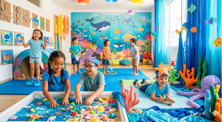 Play & Learn Camp. Splash! Mundo marino