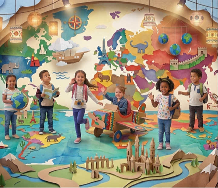 Play & Learn Camp. Viajamos por el mundo