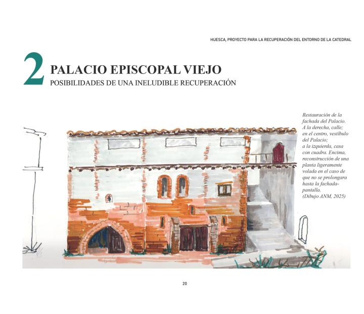Huesca, proyecto para la recuperación del entorno de la Catedral