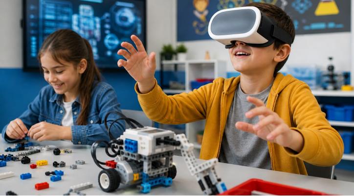 Taller de Robótica `Ciencias divertidas´+ Realidad Virtual `RV Experience´
