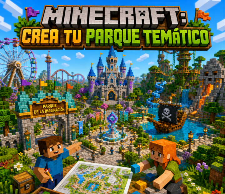 Minecraft. Crea tu parque temático