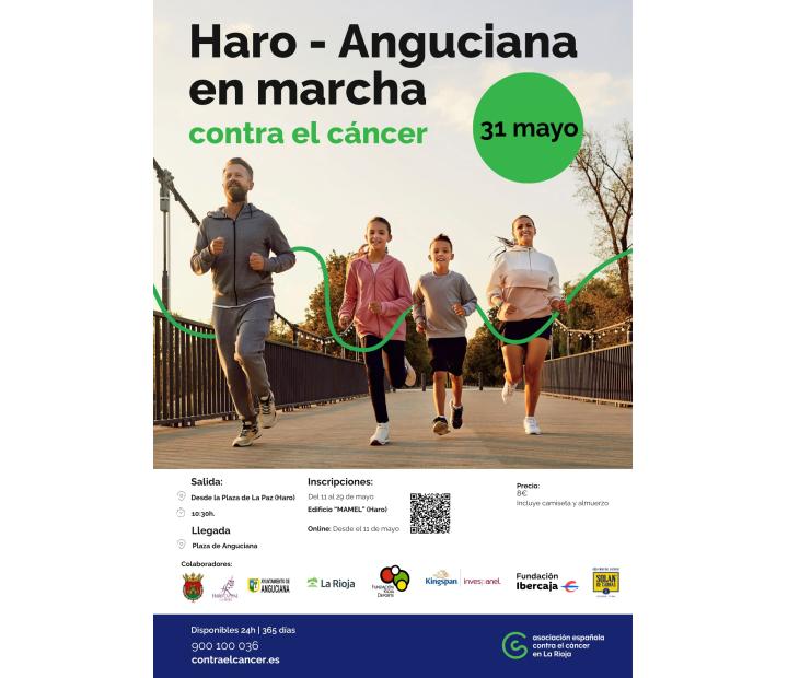 Haro - Anguciana en marcha contra el cáncer
