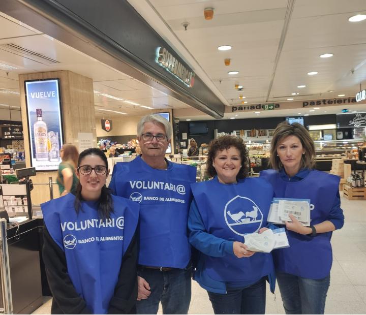 VOLUNTARIADO: Recogida de alimentos El Corte Inglés Paseo de Sagasta - 5 de junio (19:00 a 21:00h)