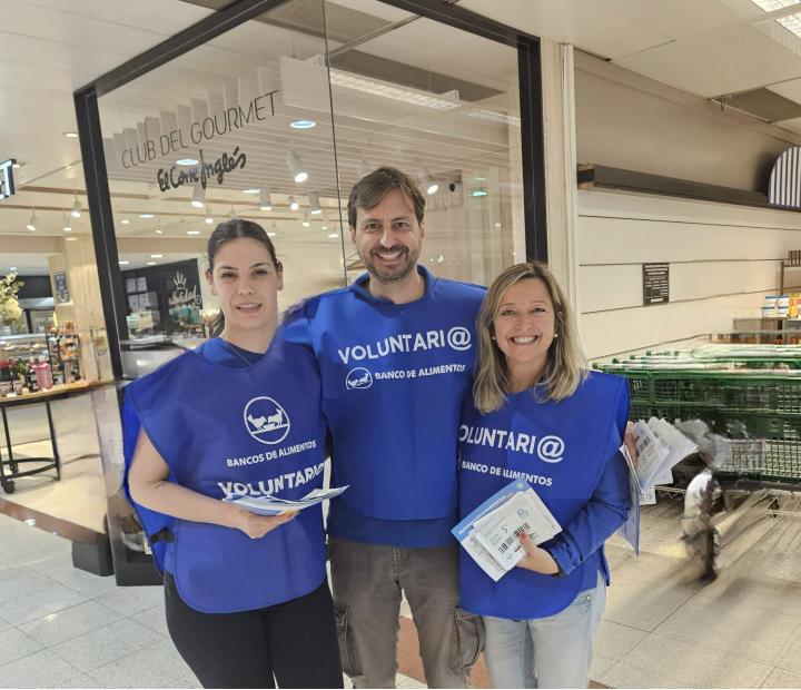 VOLUNTARIADO: Recogida de alimentos El Corte Inglés Paseo de Sagasta - 5 de junio (19:00 a 21:00h)