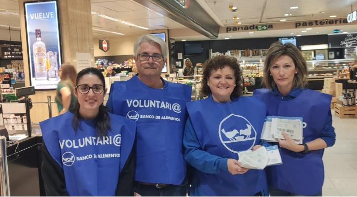 VOLUNTARIADO: Recogida de alimentos El Corte Inglés Paseo de la Independencia - 6 de junio (19:00 a 21:00h)