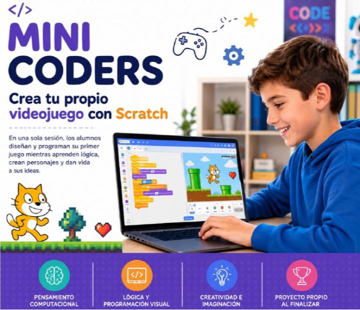 MiniCoders. Crea tu primer videojuego con Scratch