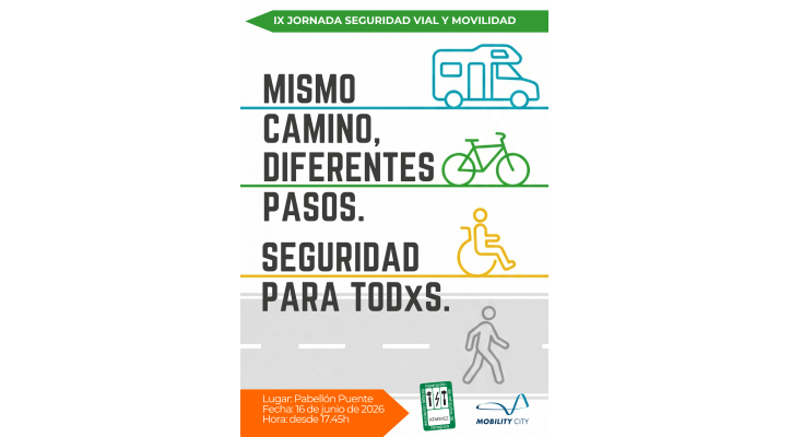 IX Jornada Seguridad Vial y Movilidad. Mismo camino, diferentes pasos. Seguridad para todxs