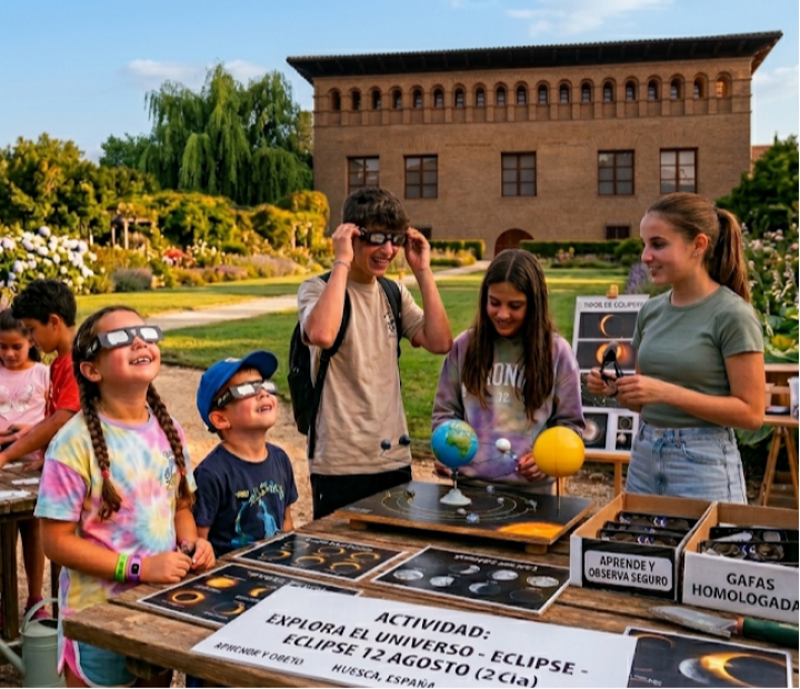 El jardín de las ciencias: Eclipse en el jardín 