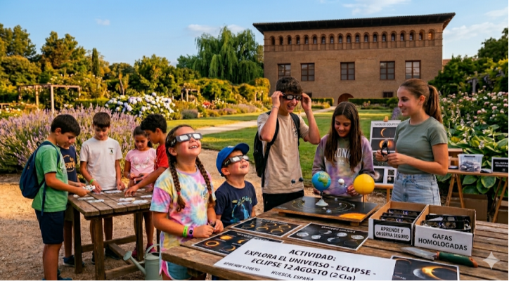 El jardín de las ciencias: Eclipse en el jardín 