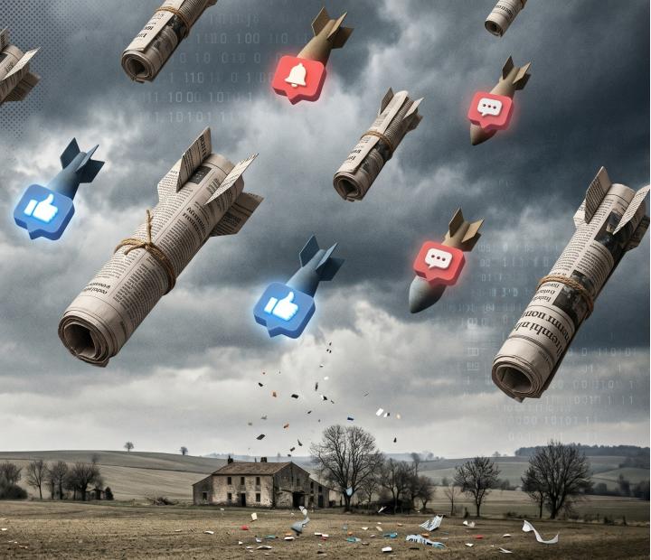 La propaganda en tiempos modernos de conflicto