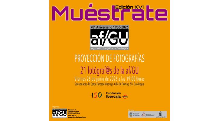 XVI Edición Muéstrate. Agrupación fotográfica
