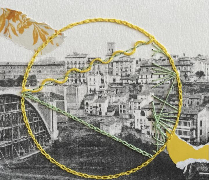 Fotografía intervenida: Postales para imaginar Teruel