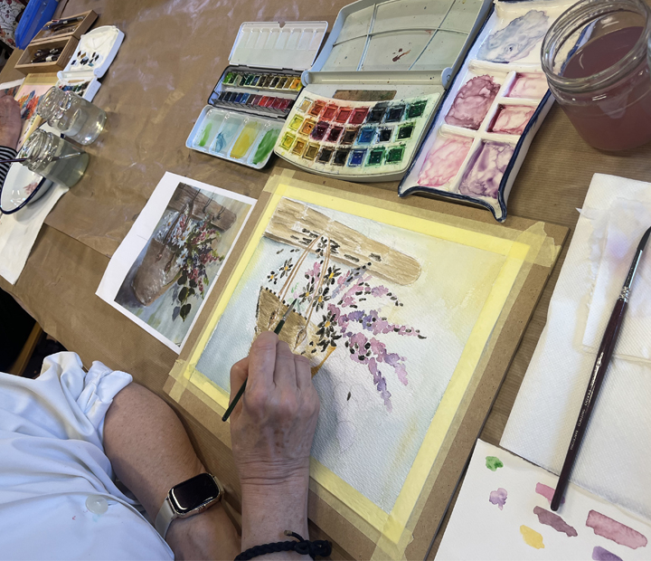 Pintura con Marian Ruíz