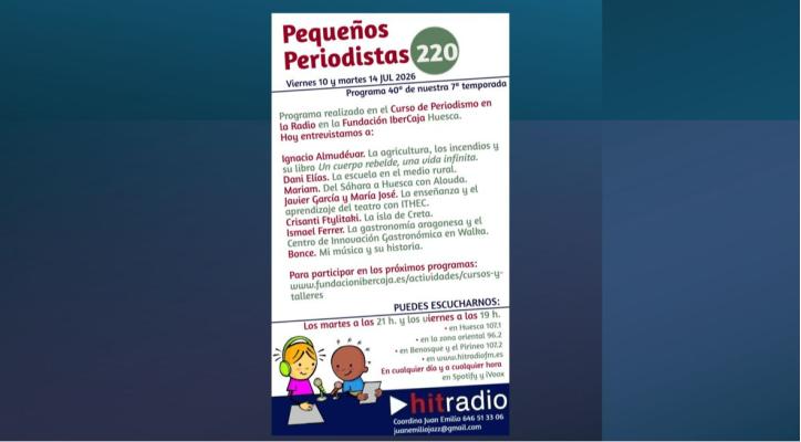 Programa Pequeños Periodistas en Hit Radio