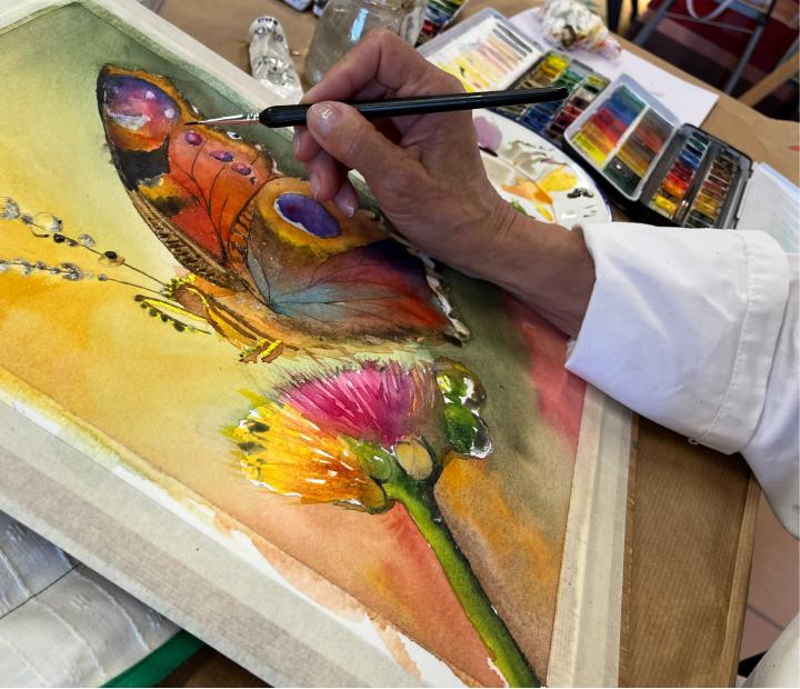 Pintura con Marian Ruiz. Miércoles 9.45 h