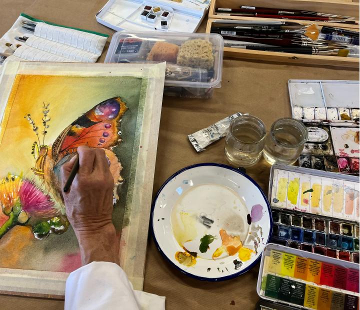 Pintura con Marian Ruiz. Miércoles 16.30 h