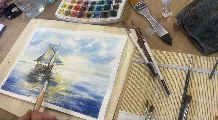Pintura con Marian Ruiz. Viernes