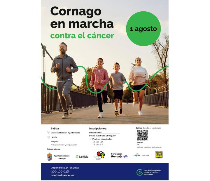 Cornago en marcha contra el cáncer