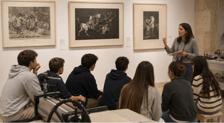 Goya y el grito del papel: Crónica visual de la violencia