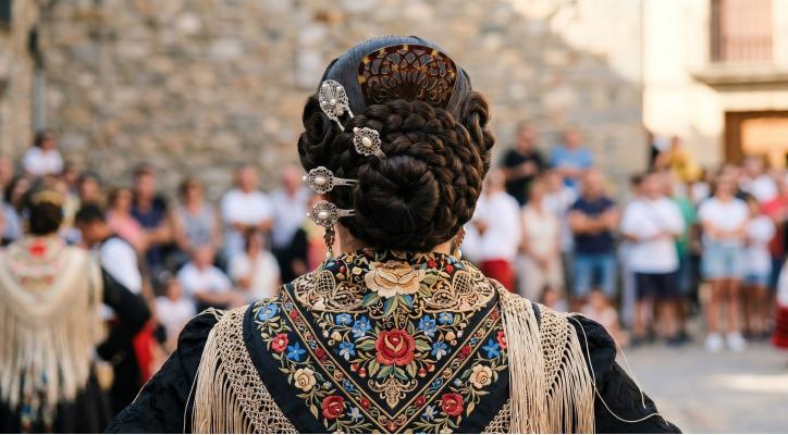 Confección de indumentaria tradicional aragonesa