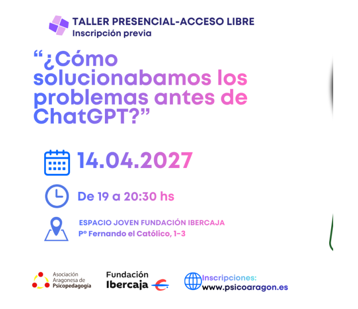 Taller de Salud Emocional: ¿Cómo solucionábamos los problemas antes del ChatGPT?