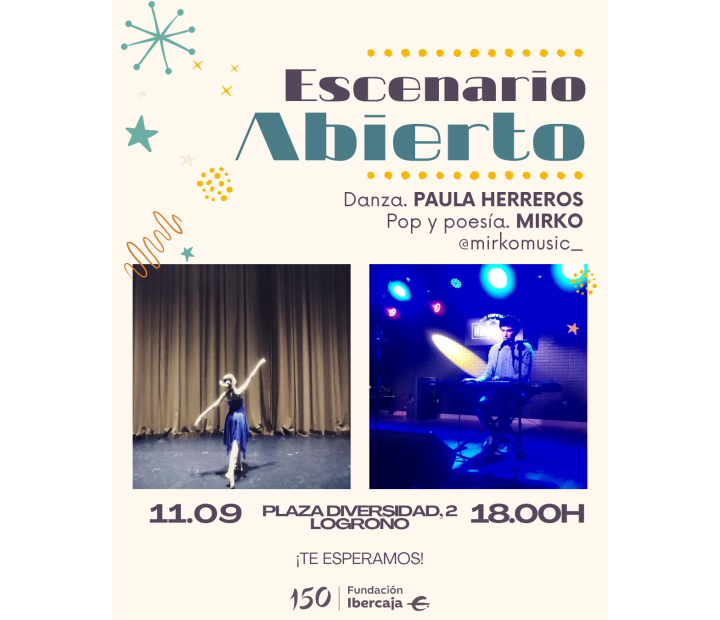 Escenario abierto. PAULA HERREROS Y MIRKO