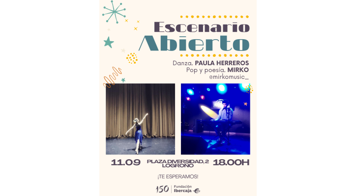 Escenario abierto. PAULA HERREROS Y MIRKO