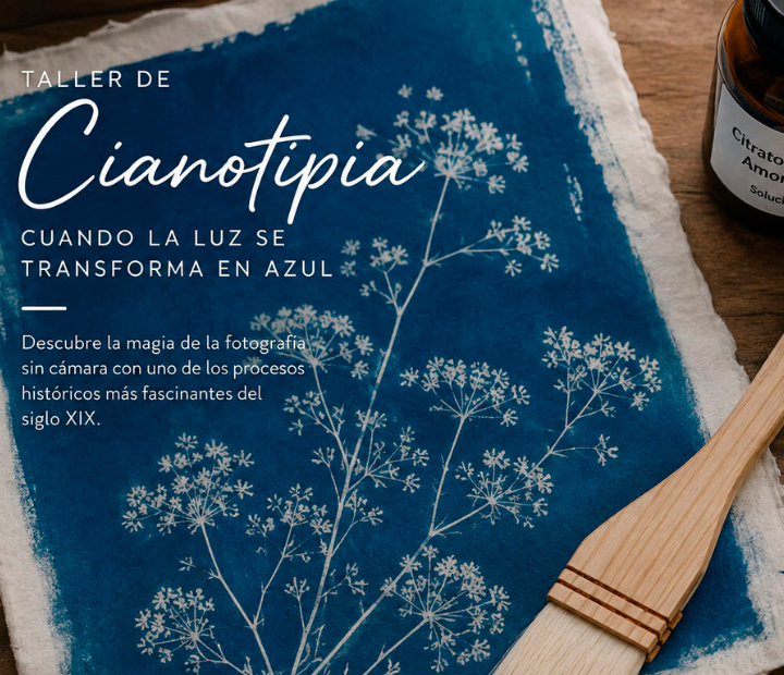Taller de Cianotipia · Cuando la luz se transforma en azul