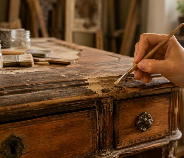 Conservación y restauración de bienes culturales y procedimiento pictórico. Pago fraccionado. 16 h