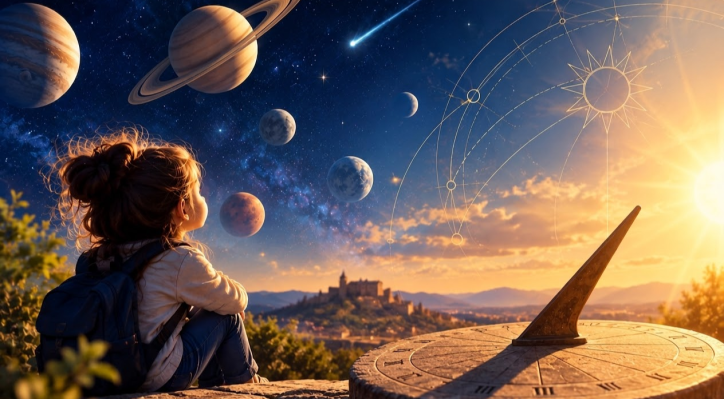 Exploradores del Sistema Solar: relojes solares y el espacio profundo