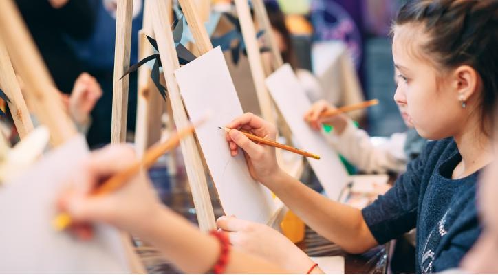 Dibujo y pintura para niños y niñas. De 6 a 9 años
