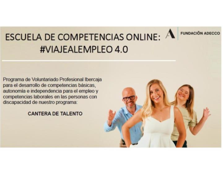 VOLUNTARIADO: Escuela de competencias online - #ViajeAlEmpleo 4.0 