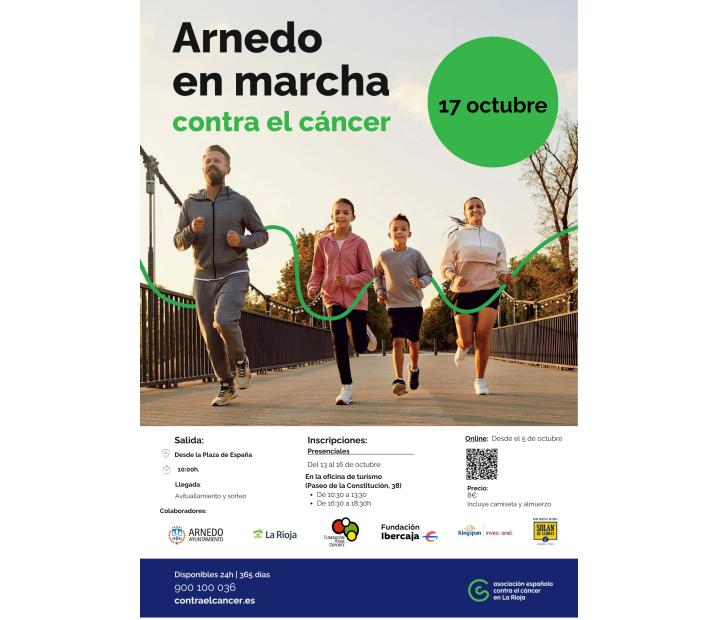 Arnedo en marcha contra el cáncer