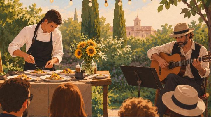 Galería de sabores: cinco miradas, cinco sabores, cinco sonidos
