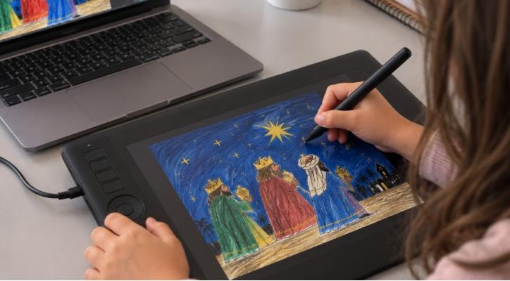 Iníciate en el Arte digital. Esperando a los Reyes