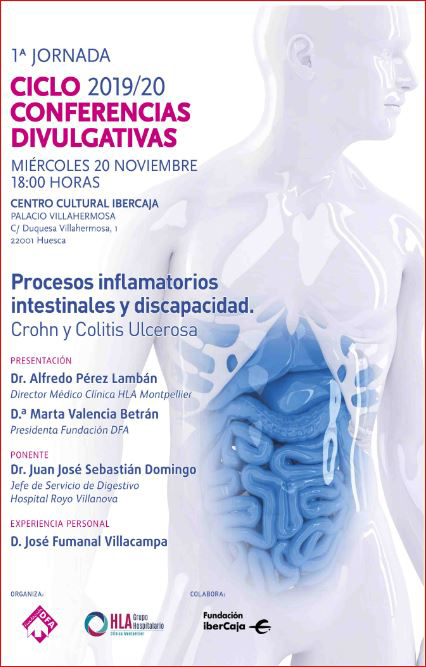 Ciclo Conferencias Divulgativas. Procesos inflamatorios intestinales y discapacidad