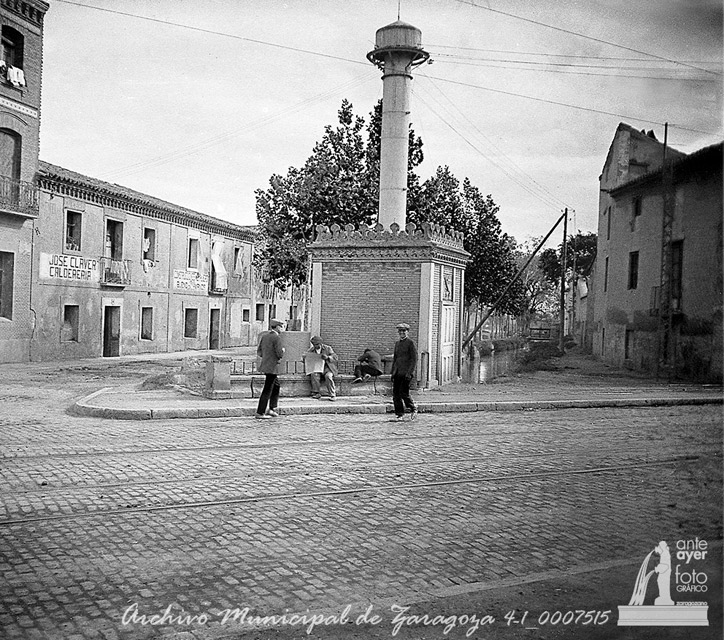 El camino de Las Fuentes en el barrio de Montemolín hace un siglo