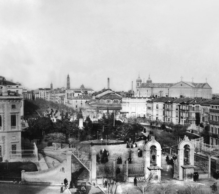 La Glorieta de Pignatelli a principios del siglo XX