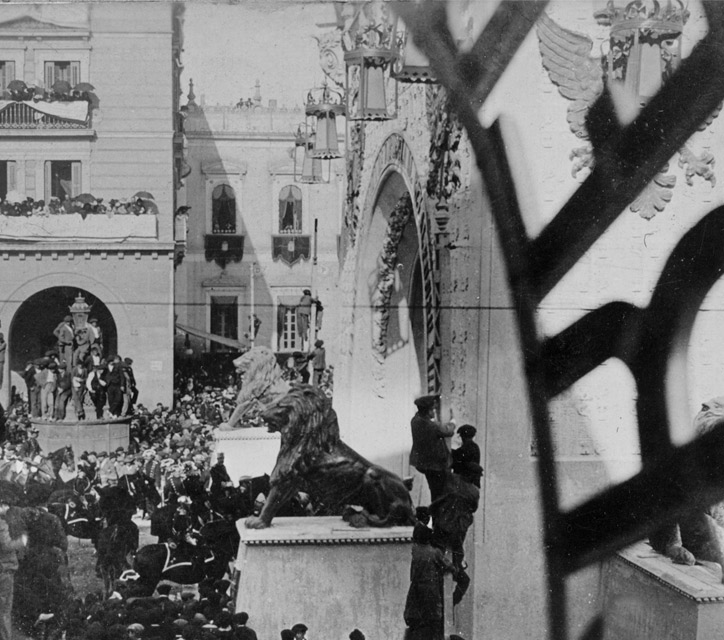 Visita de Alfonso XIII a Zaragoza. Octubre de 1903