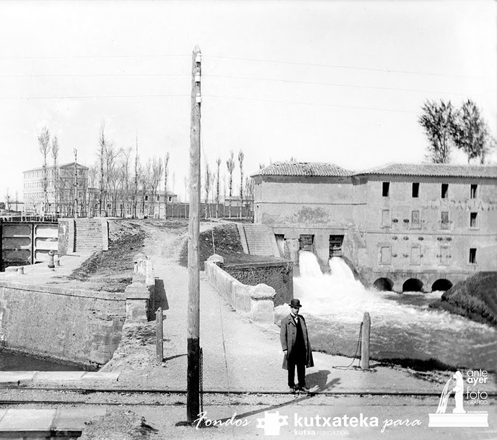 Las esclusas de Casablanca y su redolada. Fondo Alday / Kutxateka